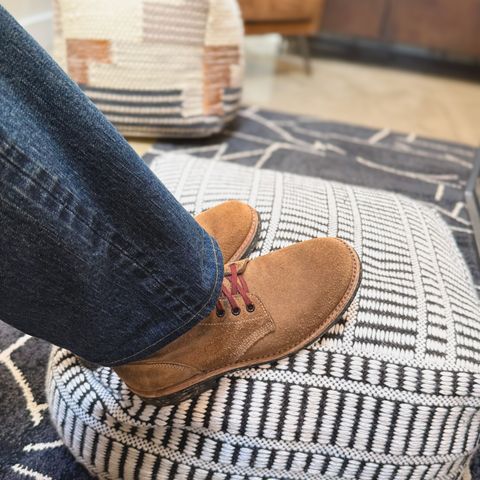 Oak Street Bootmakers Field Boot in Horween Natural Chromexcel Roughout