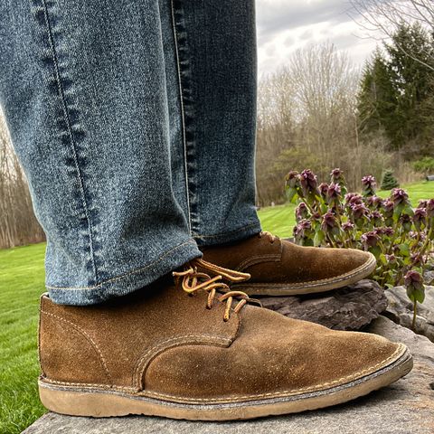 View photo of Red Wing Weekender Oxford in S.B. Foot Hawthorne Muleskinner