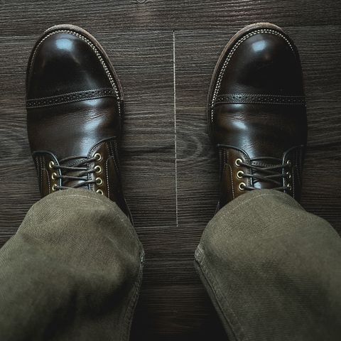 View photo of Viberg Service Boot BCT in Gallun Caper Viking Calf