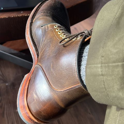 View photo of Viberg Service Boot BCT in Gallun Caper Viking Calf