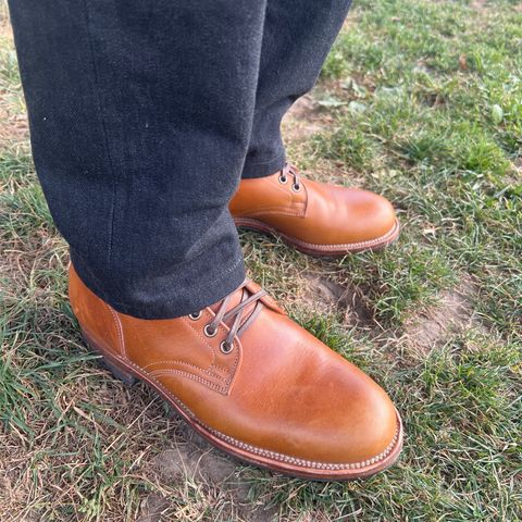 Viberg Service Boot in Shinki Cognac Latigo Horsehide