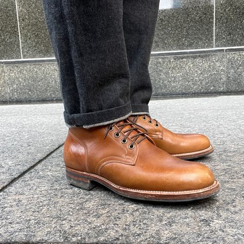 Search result thumbnail of Viberg Service Boot in Shinki Cognac Latigo Horsehide