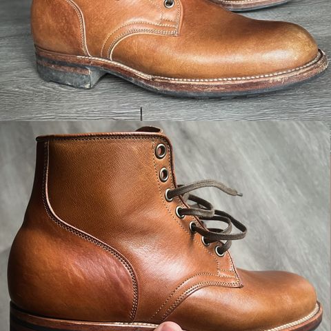 Viberg Service Boot in Shinki Cognac Latigo Horsehide