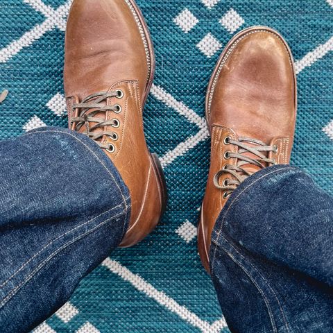 Viberg Service Boot in Shinki Cognac Latigo Horsehide