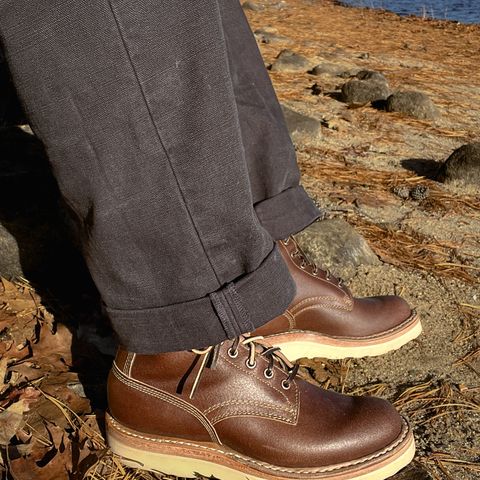 View photo of White's 350 Cruiser in Horween Natural Waxed Flesh