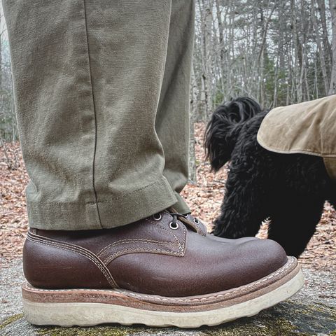 View photo of White's 350 Cruiser in Horween Natural Waxed Flesh