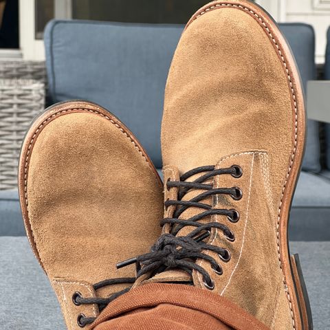 View photo of Oak Street Bootmakers Field Boot in Horween Natural Chromexcel Roughout