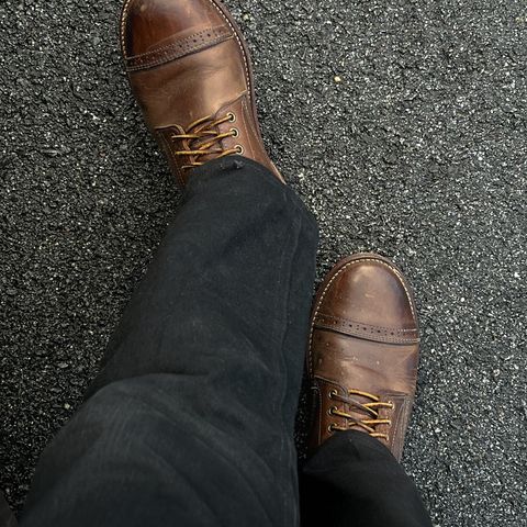 Search result thumbnail of Oak Street Bootmakers Trench Boot in Horween Natural Chromexcel