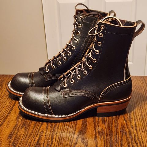 Nicks Patrol Boot in Horween Brown Waxed Flesh