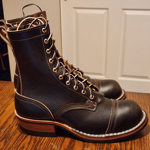 Nicks Patrol Boot in Horween Brown Waxed Flesh