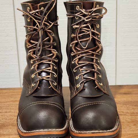Nicks Patrol Boot in Horween Brown Waxed Flesh
