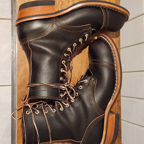 Nicks Patrol Boot in Horween Brown Waxed Flesh