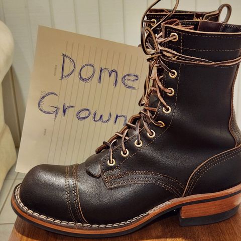 Nicks Patrol Boot in Horween Brown Waxed Flesh