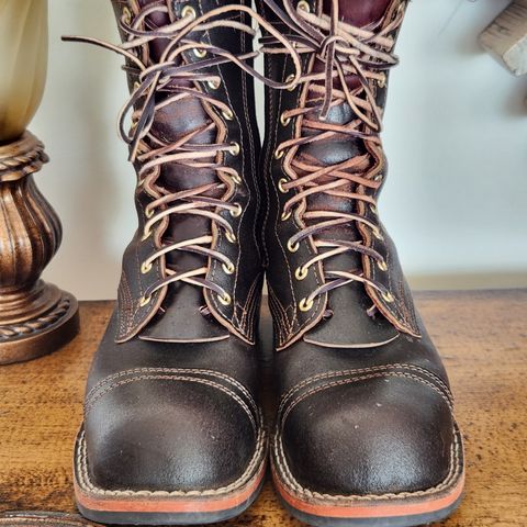 Nicks Patrol Boot in Horween Brown Waxed Flesh