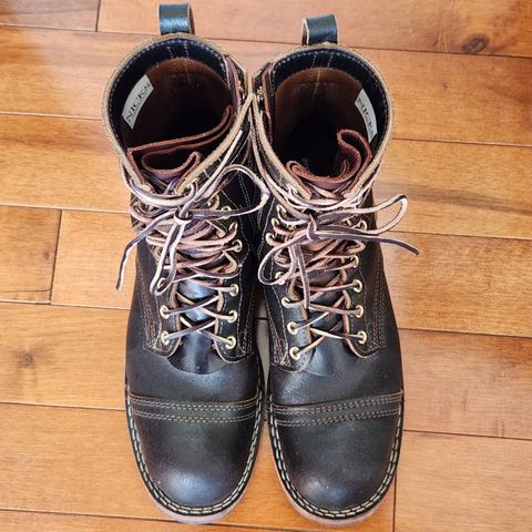 Nicks Patrol Boot in Horween Brown Waxed Flesh