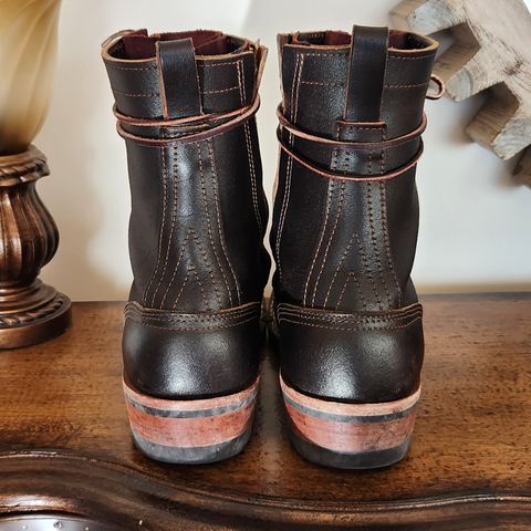 Nicks Patrol Boot in Horween Brown Waxed Flesh