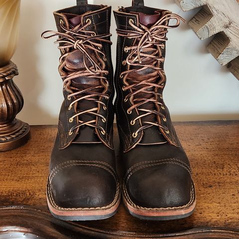 Nicks Patrol Boot in Horween Brown Waxed Flesh