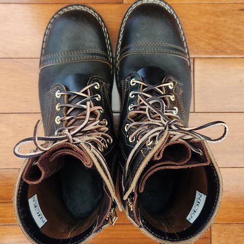 Nicks Patrol Boot in Horween Brown Waxed Flesh