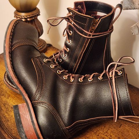 Nicks Patrol Boot in Horween Brown Waxed Flesh