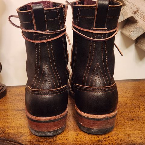 Nicks Patrol Boot in Horween Brown Waxed Flesh