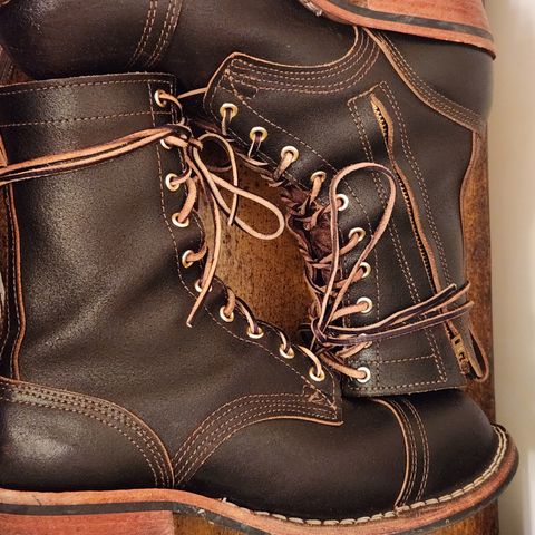 Nicks Patrol Boot in Horween Brown Waxed Flesh