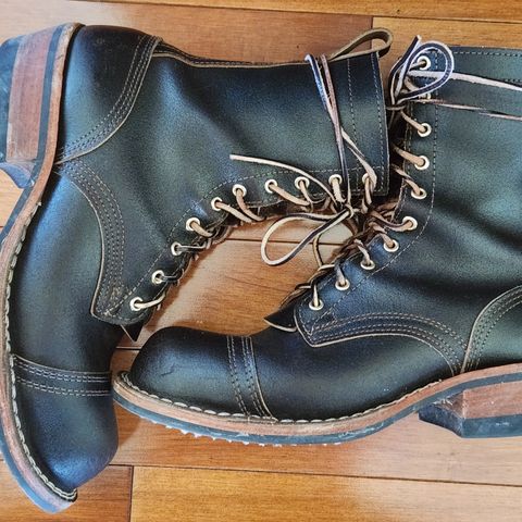 Nicks Patrol Boot in Horween Brown Waxed Flesh