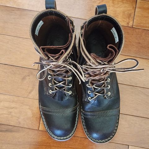 Nicks Patrol Boot in Horween Brown Waxed Flesh