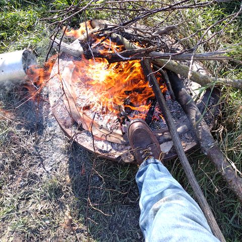 Red Wing Roughneck in S.B. Foot Briar Oil Slick