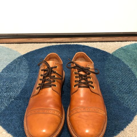 Oak Street Bootmakers Trench Oxford in Maryam Natural Horsebutt