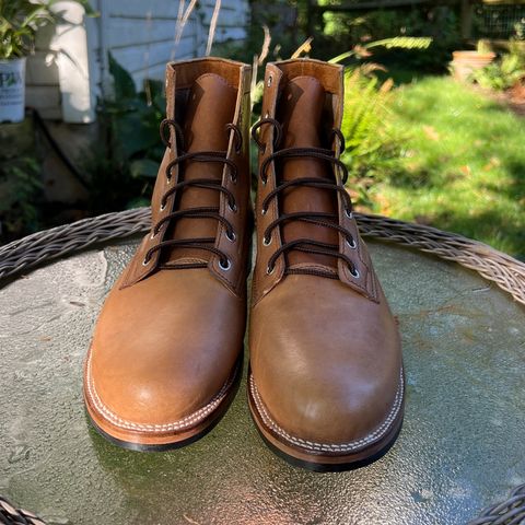 Oldspeed Service Boot 6” in Horween Tan Latigo