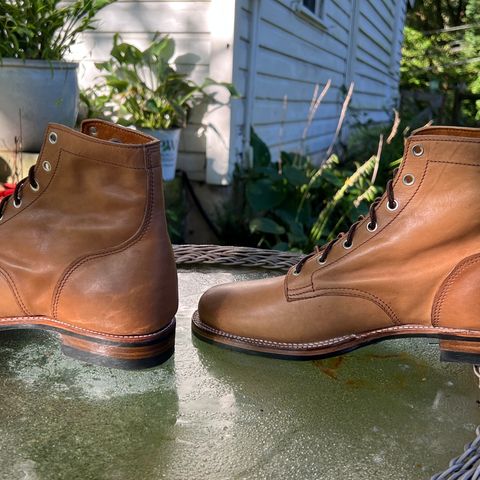 Oldspeed Service Boot 6” in Horween Tan Latigo