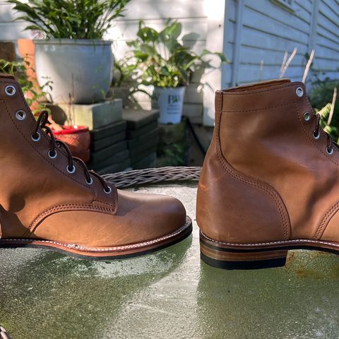 Oldspeed Service Boot 6” in Horween Tan Latigo