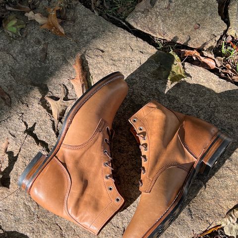 Oldspeed Service Boot 6” in Horween Tan Latigo