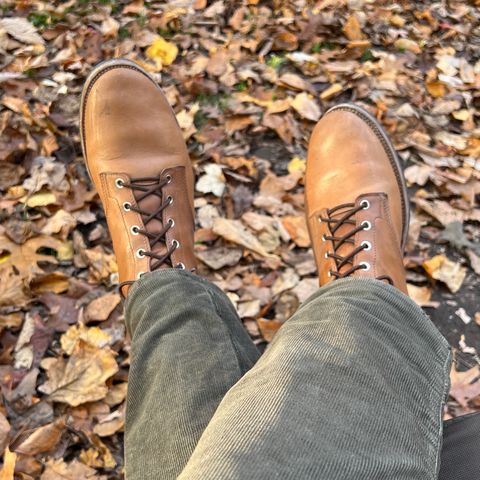 Oldspeed Service Boot 6” in Horween Tan Latigo