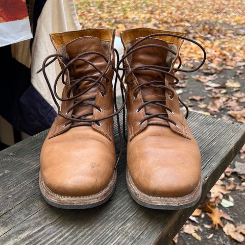 Oldspeed Service Boot 6” in Horween Tan Latigo