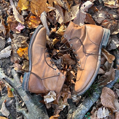 Oldspeed Service Boot 6” in Horween Tan Latigo