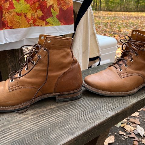 Oldspeed Service Boot 6” in Horween Tan Latigo