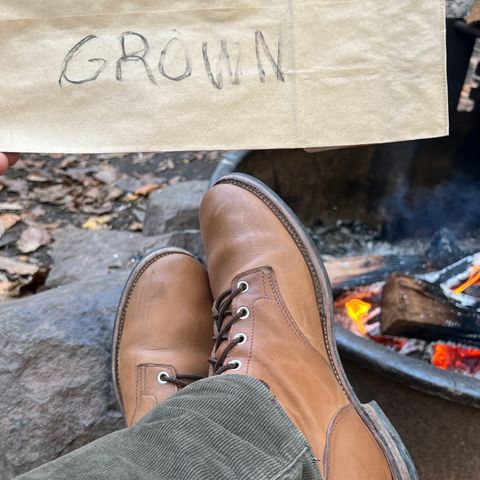 Oldspeed Service Boot 6” in Horween Tan Latigo