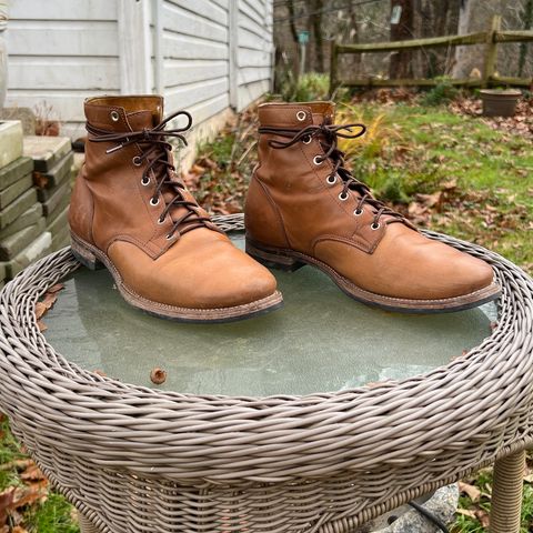 Oldspeed Service Boot 6” in Horween Tan Latigo