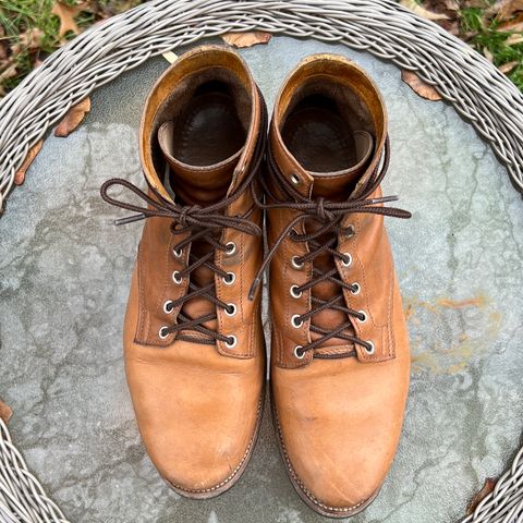 Oldspeed Service Boot 6” in Horween Tan Latigo
