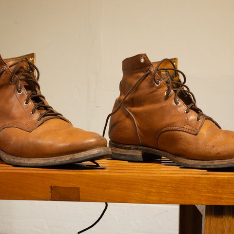 Oldspeed Service Boot 6” in Horween Tan Latigo