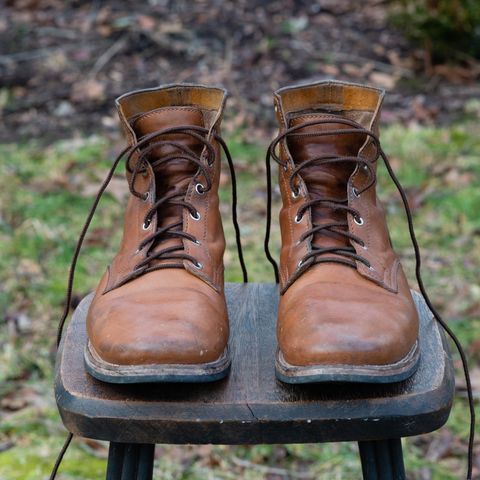 Oldspeed Service Boot 6” in Horween Tan Latigo