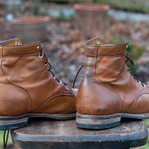 Oldspeed Service Boot 6” in Horween Tan Latigo