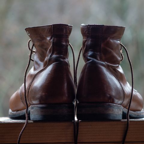 Oldspeed Service Boot 6” in Horween Tan Latigo