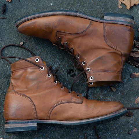 Oldspeed Service Boot 6” in Horween Tan Latigo