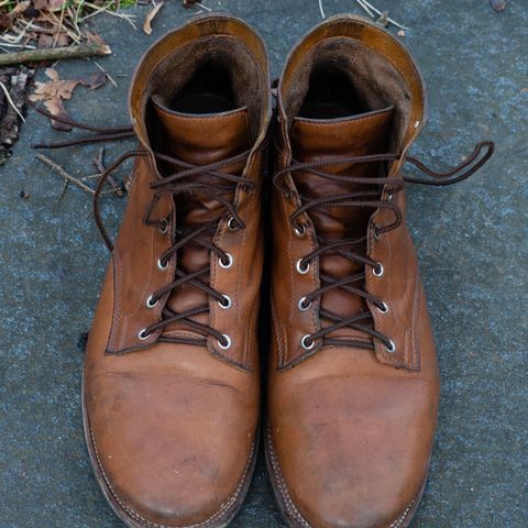 Oldspeed Service Boot 6” in Horween Tan Latigo