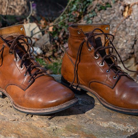 Oldspeed Service Boot 6” in Horween Tan Latigo