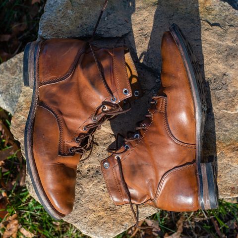 Oldspeed Service Boot 6” in Horween Tan Latigo