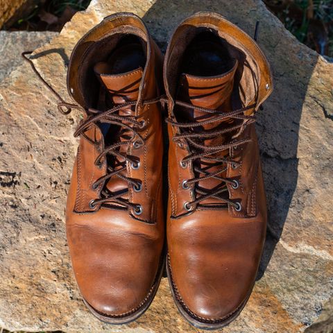 Oldspeed Service Boot 6” in Horween Tan Latigo