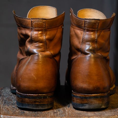 Oldspeed Service Boot 6” in Horween Tan Latigo